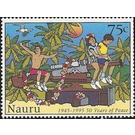 Children playing on a Cannon - Micronesia / Nauru 1995 - 75