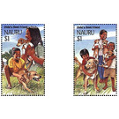 Chinese New Year 1994 - Year of the Dog - Micronesia / Nauru Set