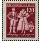 Chodish and hanakish folk costumes - Germany / Old German States / Bohemia and Moravia 1944