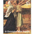 Christ in the House of his Parents by Sir J. E. Millais - Caribbean / Saint Kitts and Nevis 1979 - 1