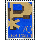 Christian symbols  - Liechtenstein 1967 - 70 Rappen