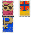 Christian symbols  - Liechtenstein 1967 Set
