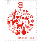 Christmas  - Austria / II. Republic of Austria 2016 - 80 Euro Cent