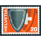 civil defense  - Switzerland 1957 - 20 Rappen