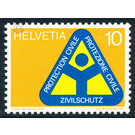 civil defense  - Switzerland 1972 - 10 Rappen