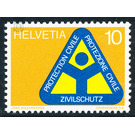 civil defense  - Switzerland 1972 - 10 Rappen