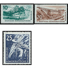 coal mining  - Germany / German Democratic Republic 1957 Set