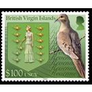 Coat of Arms and Turtle Dove - Caribbean / British Virgin Islands 2020 - 100