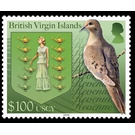 Coat of Arms and Turtle Dove - Caribbean / British Virgin Islands 2020 - 100