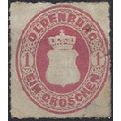 Coat of arms in oval - Germany / Old German States / Oldenburg 1867 - 1