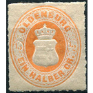 Coat of arms in oval - Germany / Old German States / Oldenburg 1867