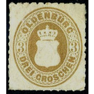 Coat of arms in oval - Germany / Old German States / Oldenburg 1867 - 3