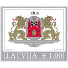 Coat of Arms of Riga (2019 Imprint) - Latvia 2019 - 1