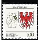 Coat of arms of the Land of the Federal Republic of Germany (1)  - Germany / Federal Republic of Germany 1992 - 100 Pfennig