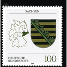Coat of arms of the Land of the Federal Republic of Germany (3)  - Germany / Federal Republic of Germany 1994 - 100 Pfennig