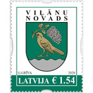 Coat of Arms of Viļāni - Latvia 2020 - 1.54