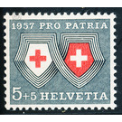 coat of arms  - Switzerland 1957 - 5 Rappen