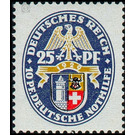 Commemorative stamp series  - Germany / Deutsches Reich 1929 - 25 Reichspfennig