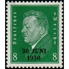 Commemorative stamp series  - Germany / Deutsches Reich 1930 - 8 Reichspfennig