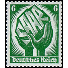 Commemorative stamp series  - Germany / Deutsches Reich 1934 - 6 Reichspfennig
