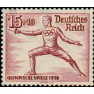 Commemorative stamp series  - Germany / Deutsches Reich 1936 - 15 Reichspfennig