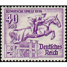 Commemorative stamp series  - Germany / Deutsches Reich 1936 - 40 Reichspfennig