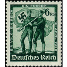 Commemorative stamp series  - Germany / Deutsches Reich 1938 - 6 Reichspfennig