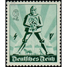 Commemorative stamp series  - Germany / Deutsches Reich 1940 - 6 Reichspfennig