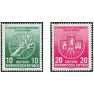 Commemorative stamp series  - Germany / German Democratic Republic 1956 Set