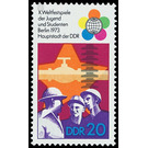Commemorative stamp series  - Germany / German Democratic Republic 1973 - 20 Pfennig