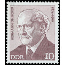 Commemorative stamp series  - Germany / German Democratic Republic 1974 - 10 Pfennig