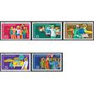 Commemorative stamp series  - Germany / German Democratic Republic 1975 Set
