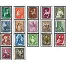 Commemorative stamp series - Germany / German Democratic Republic Series