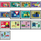 Commemorative stamp series - Germany / German Democratic Republic Series