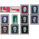 Commemorative stamp series - Germany / German Democratic Republic Series