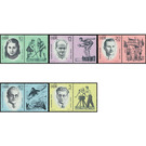 Commemorative stamp series - Germany / German Democratic Republic Series