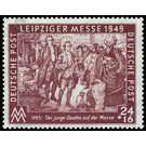 Commemorative stamp series  - Germany / Sovj. occupation zones / General issues 1949 - 24 Pfennig