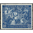 Commemorative stamp series  - Germany / Sovj. occupation zones / General issues 1949 - 50 Pfennig