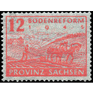 Commemorative stamp series  - Germany / Sovj. occupation zones / Province of Saxony 1946 - 12 Pfennig