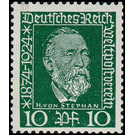 Commemorative stamp set  - Germany / Deutsches Reich 1924 - 10 Rentenpfennig