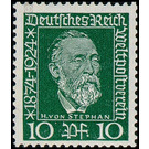 Commemorative stamp set  - Germany / Deutsches Reich 1924 - 10 Rentenpfennig