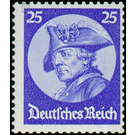 Commemorative stamp set  - Germany / Deutsches Reich 1933 - 25 Reichspfennig