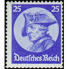 Commemorative stamp set  - Germany / Deutsches Reich 1933 - 25 Reichspfennig