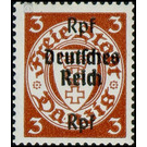 Commemorative stamp set  - Germany / Deutsches Reich 1939 - 3 Reichspfennig