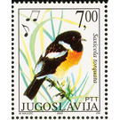 Common Stonechat (Saxicola torquata) - Yugoslavia 2002 - 7