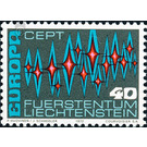 communication  - Liechtenstein 1972 - 40 Rappen