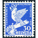 conference on disarmament  - Switzerland 1932 - 30 Rappen