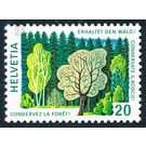 Conserve the forest  - Switzerland 1976 - 20 Rappen