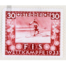 cross-country skiing  - Austria / I. Republic of Austria 1933 - 30 Groschen