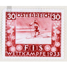 cross-country skiing  - Austria / I. Republic of Austria 1933 - 30 Groschen